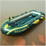 Лодка INTEX Seahawk 4 (68351), 4-местная, 351×145×48 см, вёсла, насос, до 480 кг